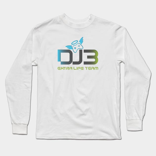 DJ3 Primary Logo Long Sleeve T-Shirt by DJ3 Extra Life Team